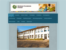Tablet Screenshot of montessori-grundschule-eilendorf.de